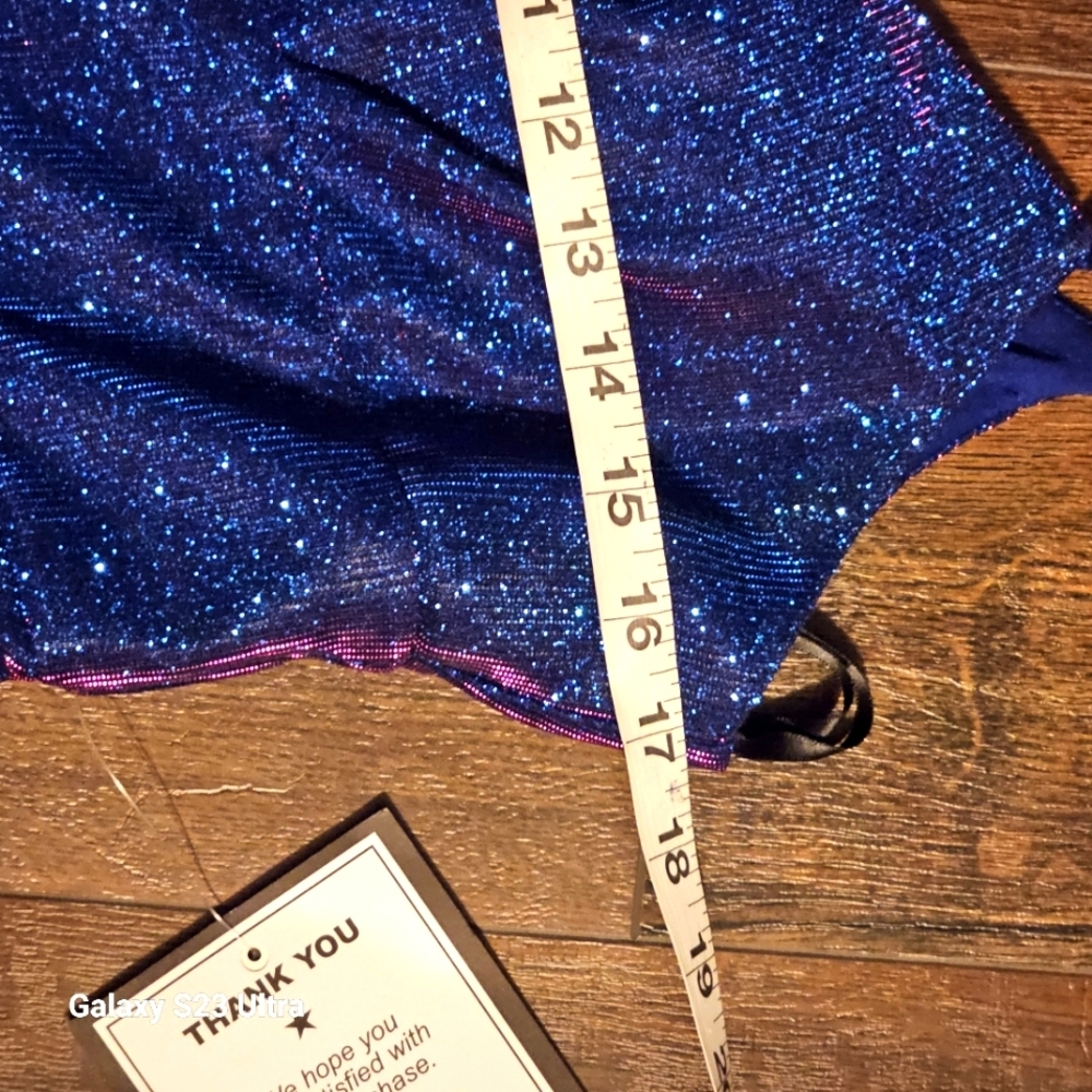Juniors' Glitter-Knit Skater Party Dress - Picture 9 of 13